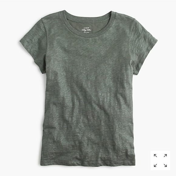J. Crew Tops - J.Crew Vintage Metallic Cotton Tee